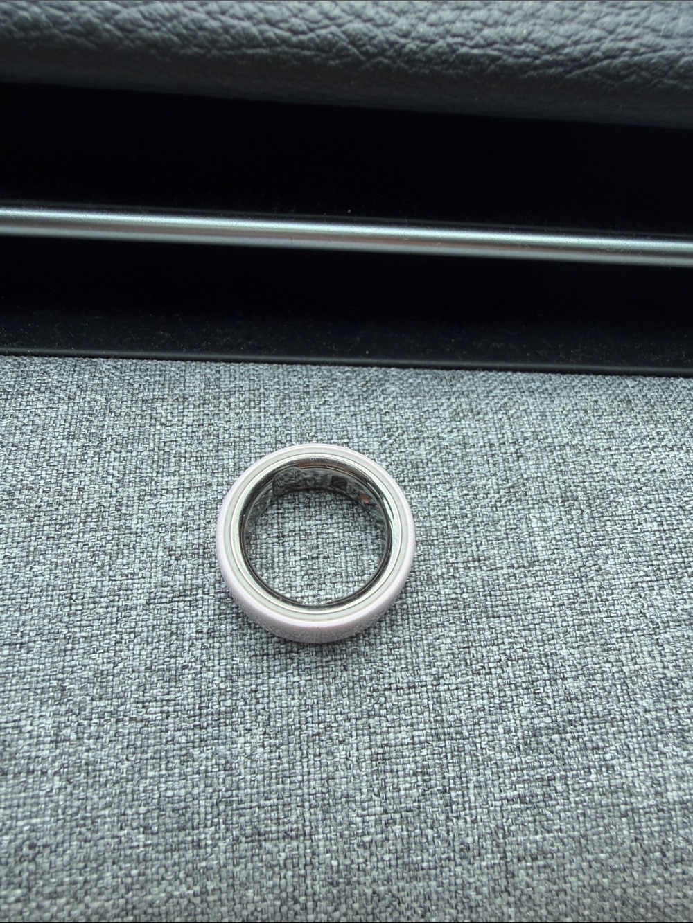 Oura Pink and Silver Smart Ring
